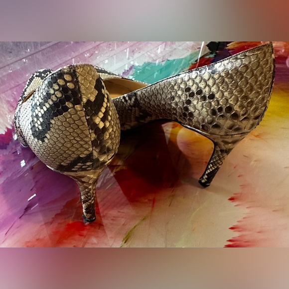 CHRISTIAN LOUBIUTIN Snakeskin Animal Print Pumps - Picture 10 of 12